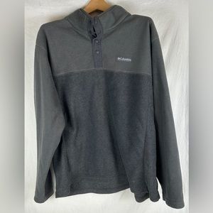 Columbia men’s fleece‎ pull over grey XXL